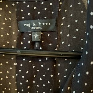 rag and bone polka dot blouse